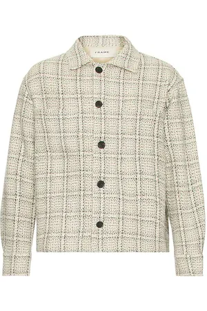 Frame Flannel Overshirt Jacket in