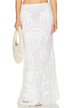 Le Superbe Bohemia Palms Slim Maxi Skirt in