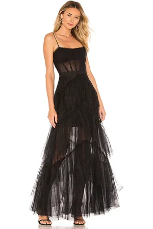 BCBG Max Azria Corset Tulle Gown in