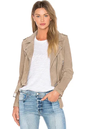 BLANK NYC Suede Moto Jacket in