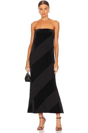 Norma Kamali Spiral Strapless Dress in
