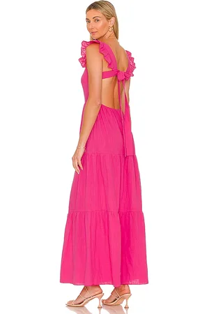 SNDYS X REVOLVE Peaches Linen Dress in