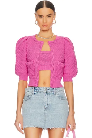 MAJORELLE Tamal Textured Knit Cardigan in