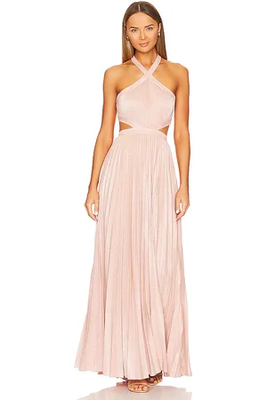 BCBG Max Azria Metallic Evening Gown in