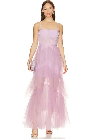 BCBG Max Azria Corset Tulle Gown in