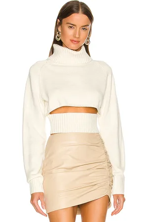 NBD Winston Cropped Turtleneck Sweater in