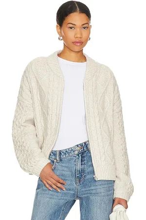 Central Park West Savannah Zip Up Sweater in