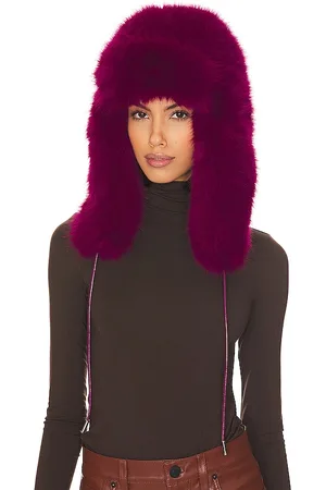 Adrienne Landau Faux Fox Trapper Hat in