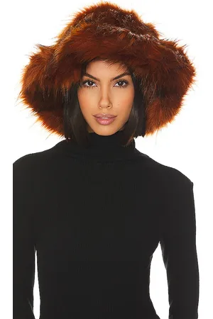 Adrienne Landau The Emily Faux Fur Hat in