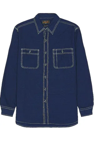 Beams Work Chambray Shirt in