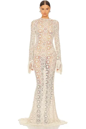 Bronx and Banco Maia Fringe Gown in