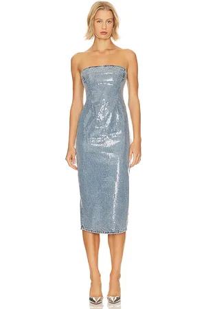 GRLFRND X Lindsi Lane Blakely Midi Column Dress in