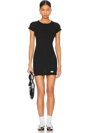 Alexander Wang Short Sleeve Crewneck Dress in