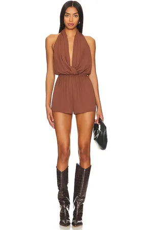 superdown Emma Halter Romper in