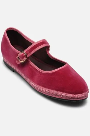 Flabelus Mary Jane Velvet by