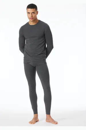 Schiesser Shirt langarm wärmend dunkelgrau meliert - Casual Warming 5