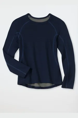 Schiesser Shirt langarm Funktionswäsche warm dunkelblau - Boys Thermo Light 128