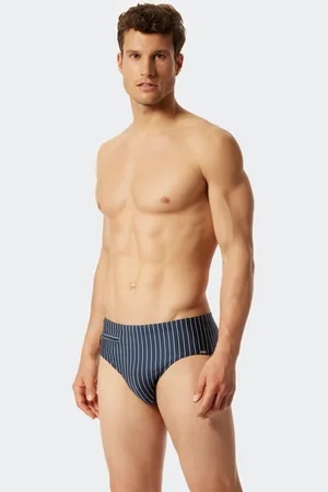 Schiesser Badehose mit Reißverschlusstasche Wirkware recycelt Streifen admiral - Nautical Casual 5