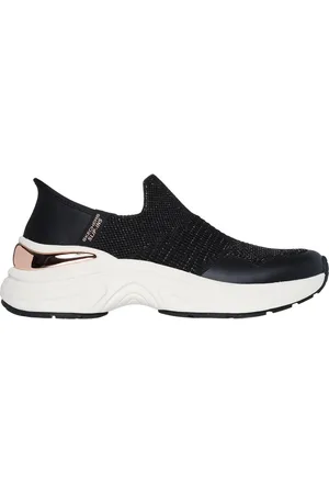 Skechers Slip-ins: Hazel - Priya in Noir/Or Rose, Größe 37, Vegan