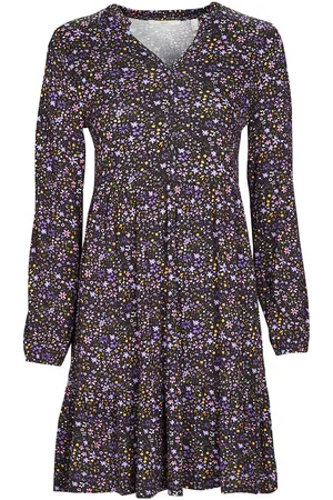 ESPRIT Damen Kleider - Kleid CVE AOP crepe d damen