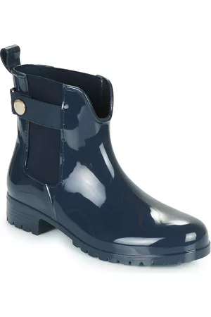 Tommy Hilfiger Damen Gummistiefel - Damenstiefel Ankle Rainboot With Metal Detail damen