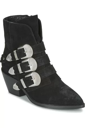 Pepe Jeans Damen Cowboy & Bikerboots - Damenstiefel WESTERN W BUCKLE damen