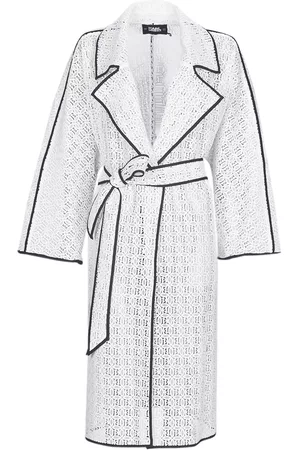 Karl Lagerfeld Damen Trenchcoats - Trenchcoats KL EMBROIDERED LACE COAT damen