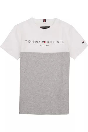Tommy Hilfiger Jungen Kurze Ärmel - T-Shirt für Kinder ESSENTIAL COLORBLOCK TEE S/S jungen