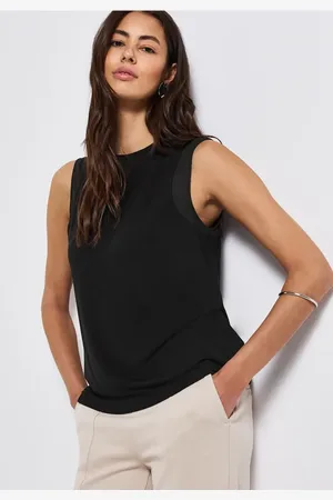 Street one Top mit Chiffondetails
