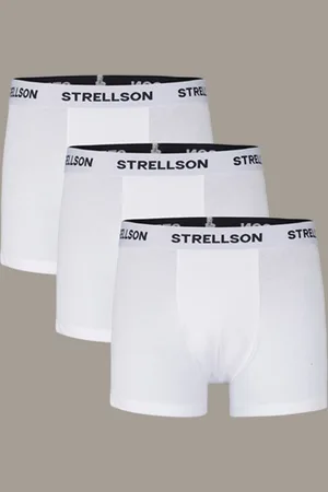 Strellson 3er Pack Boxer, weiß