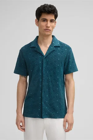 Strellson Frottee-Poloshirt Joseph, türkis