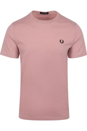 Fred Perry T-Shirt Altrosa Größe M