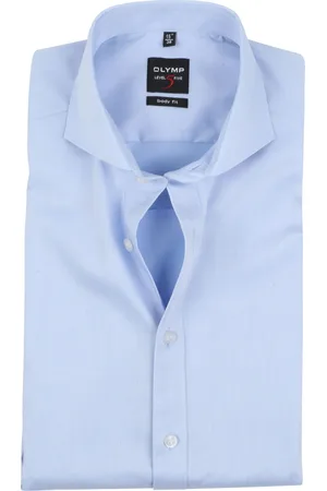 Olymp Hemd Level 5 BF Hellblau Blau Größe 37
