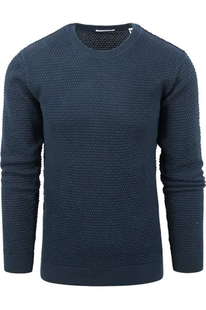 Knowledge Cotton Apparal Knowledge Cotton Apparel Pullover Vagn Dunkelblau Blau Größe M