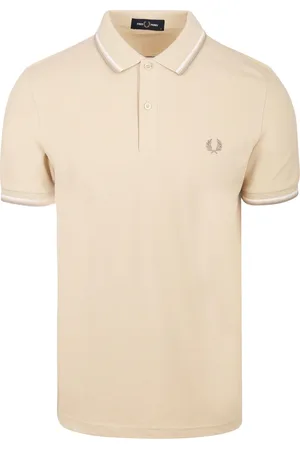 Fred Perry Polo M3600 Ecru V32 Beige Wollweiß Größe S