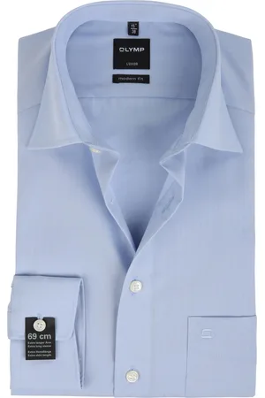 Olymp Luxor Hemd Extra Lange Ärmel Modern Fit Blue Größe 37