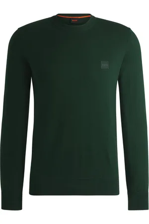 HUGO BOSS Pullover Kanovano Grün Dunkelgrün Größe L