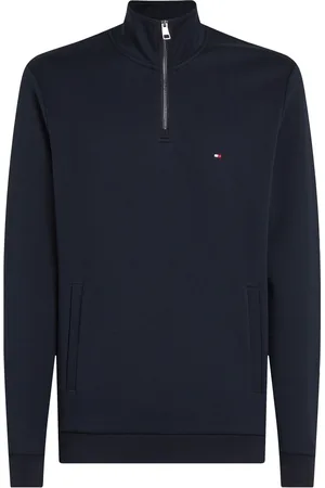 Tommy Hilfiger Half Zip Pullover Intechno Navy Dunkelblau Blau Größe S