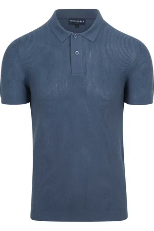 Suitable Respect Poloshirt Structure Knit Größe S