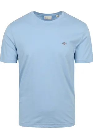 GANT T-shirt Shield Logo Hellblau Blau Größe M