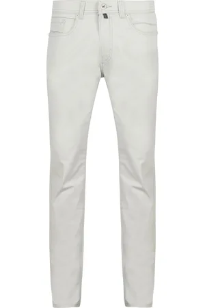 Pierre Cardin Trousers Lyon Tapered Hellgrau Größe W 32 - L 34