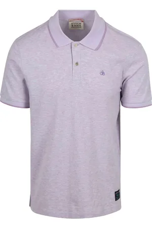 Scotch&Soda Melange Poloshirt Purple Größe S