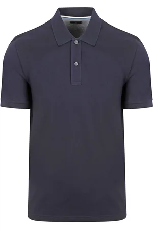 Olymp Poloshirt Piqué Navy Blau Dunkelblau Größe L