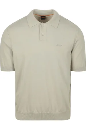 HUGO BOSS Polo Shirt Asac Greige Beige Grau Größe L