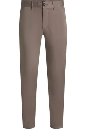 HUGO BOSS Chino Slim Taupe Braun Größe W 31 - L 32
