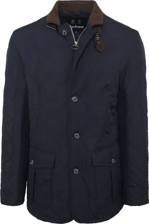 Barbour Steppjacke Quilted Lutz Navy Dunkelblau Blau Größe M