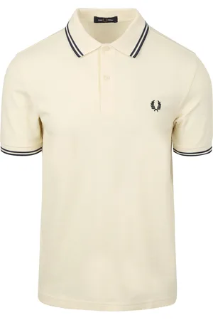 Fred Perry Polo M3600 Ecru Y24 Beige Wollweiß Größe S