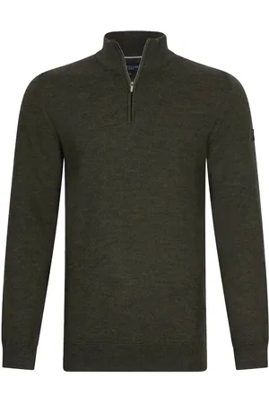 cavallaro Cavallaro Merino Half-Zip Grun Dunkelgrün Grün Größe XL