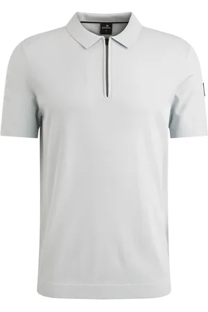 Vanguard Polo Half-Zip Hellblau Blau Größe M