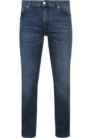 Alberto Slim Dual Flex Denim Blau Dunkelblau Größe W 31 - L 34